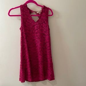 Pink/magenta Francesca’s dress